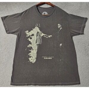 Metro Boomin x Future 2022 Heroes & Villains Tour Tshirt Mens Sz Medium Gray Rap